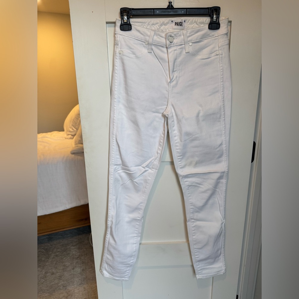 PAIGE skinny jeans white